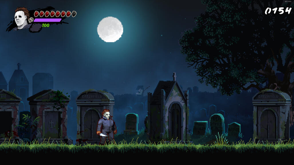 BG for 'RetroRealms' Halloween ©Compass International Pictures