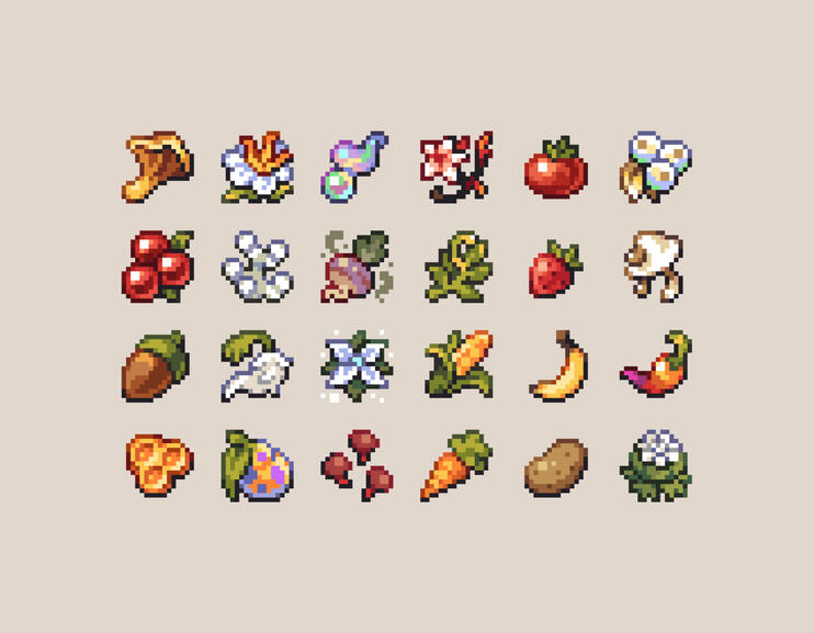 Crop icons for 'Sprite Festival